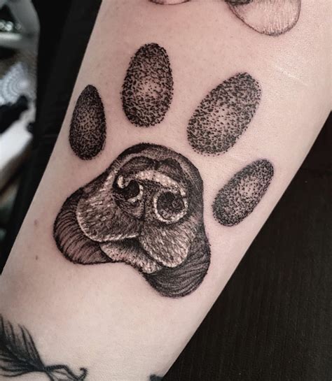 paw print tattoo|paw print tattoos for men.